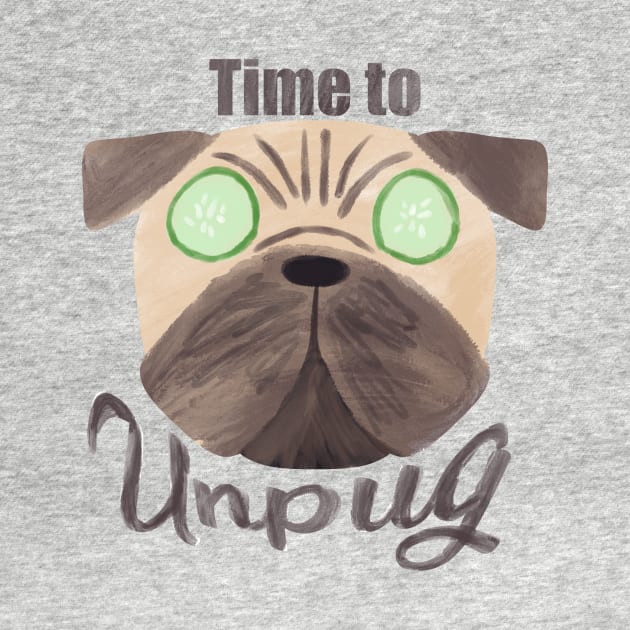 Time to unpug self care dog design by allysci